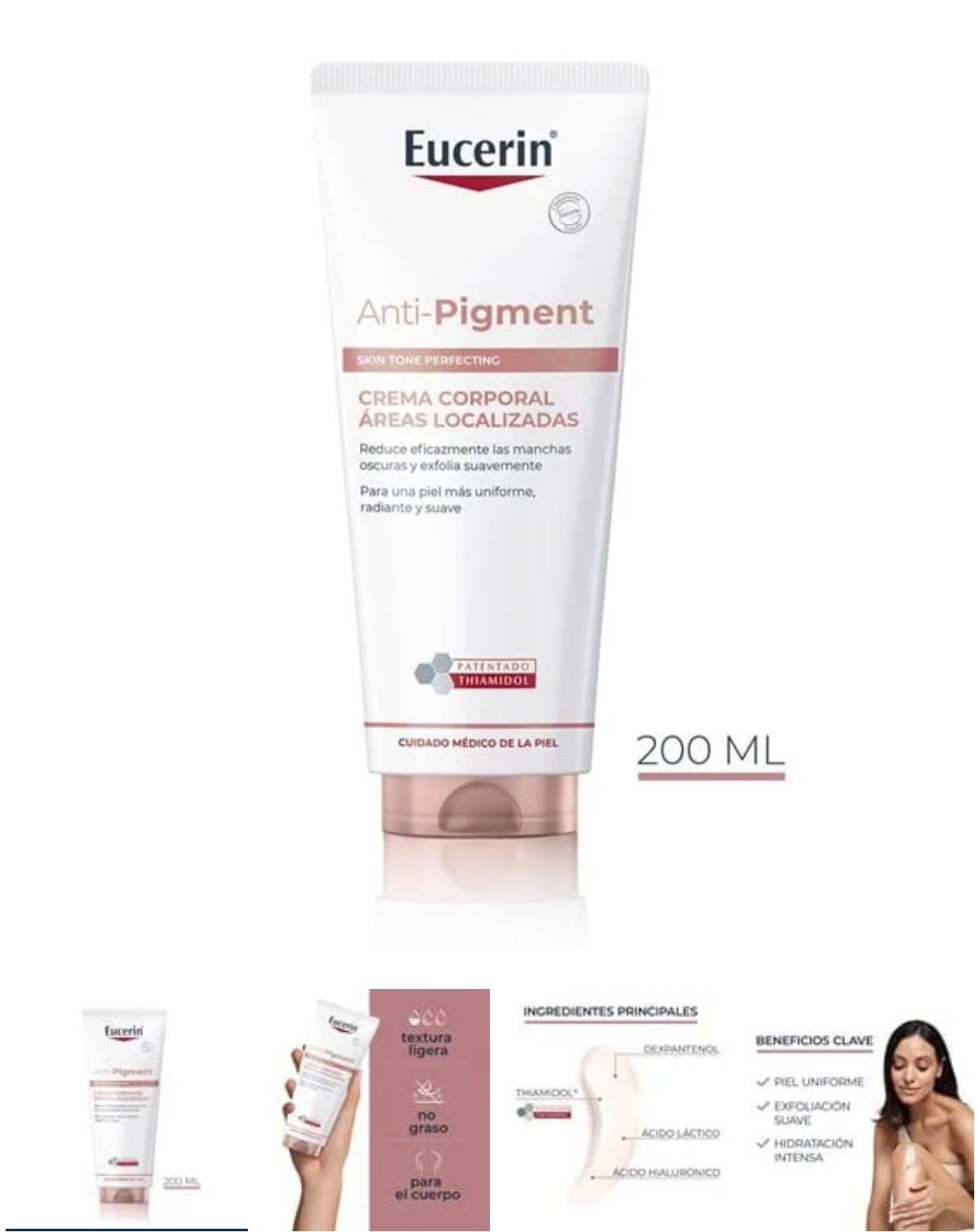 Anti-Pigment Crema corporal para áreas localizadas