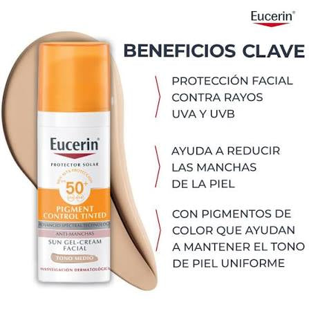 Sun Face Pigment Control Tono Medio FPS50+